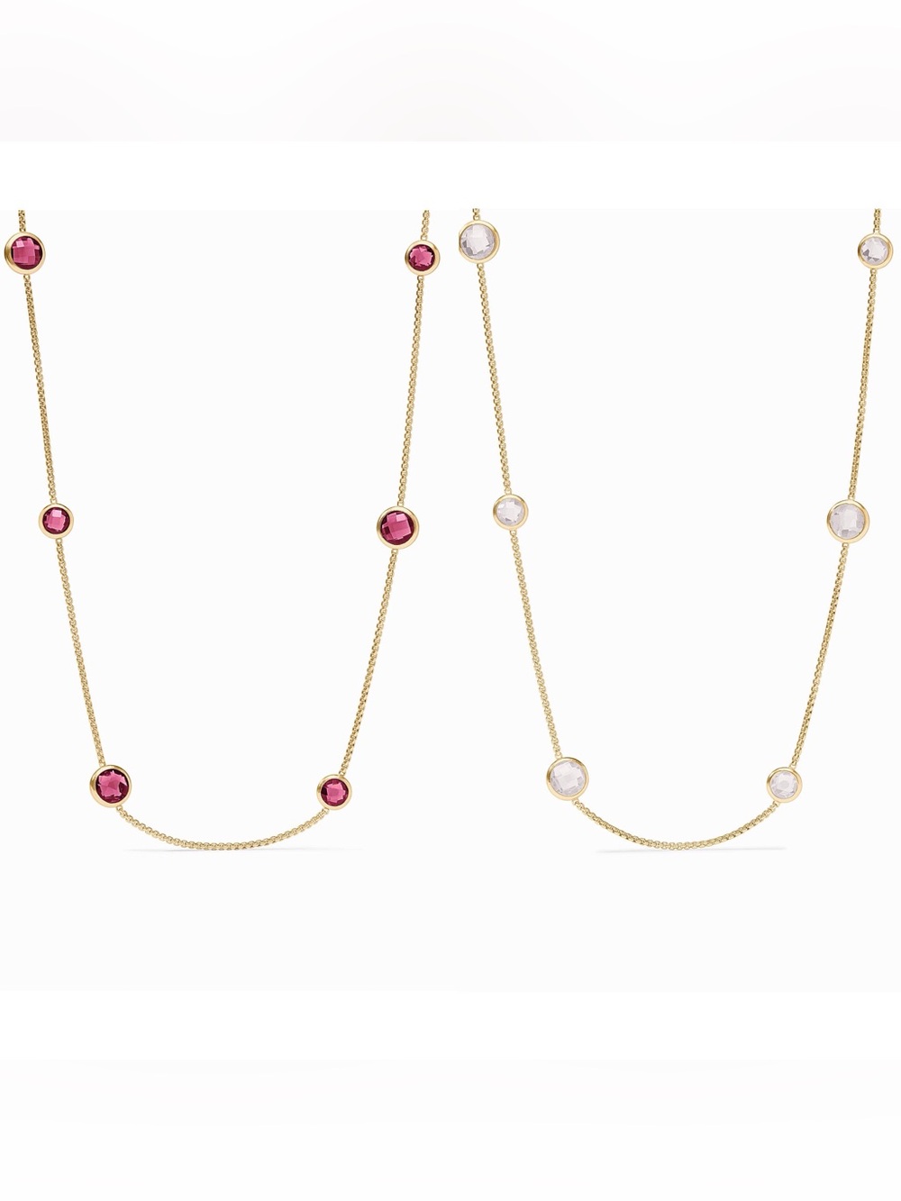 NWOT Julie Vos Rainbow Station Necklace Set